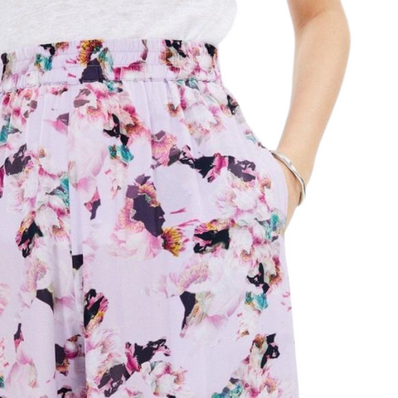 IRO Tany Floral Print Wide Leg Mid Rise Waist Pants Fall Boho Style - Picture 4 of 9